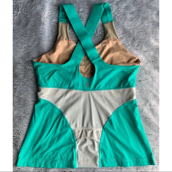 Lululemon Swift Tank // Teal, White - Picture 10 of 13
